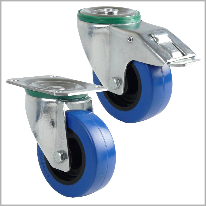 Blue-Elastik-Wheels 80 - 200 mm