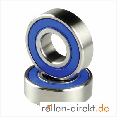 S6204 2RS Wymiary: 20 x 47 x 14 mm Łożysko kulkowe głęboko rowkowe ze stali nierdzewnej
