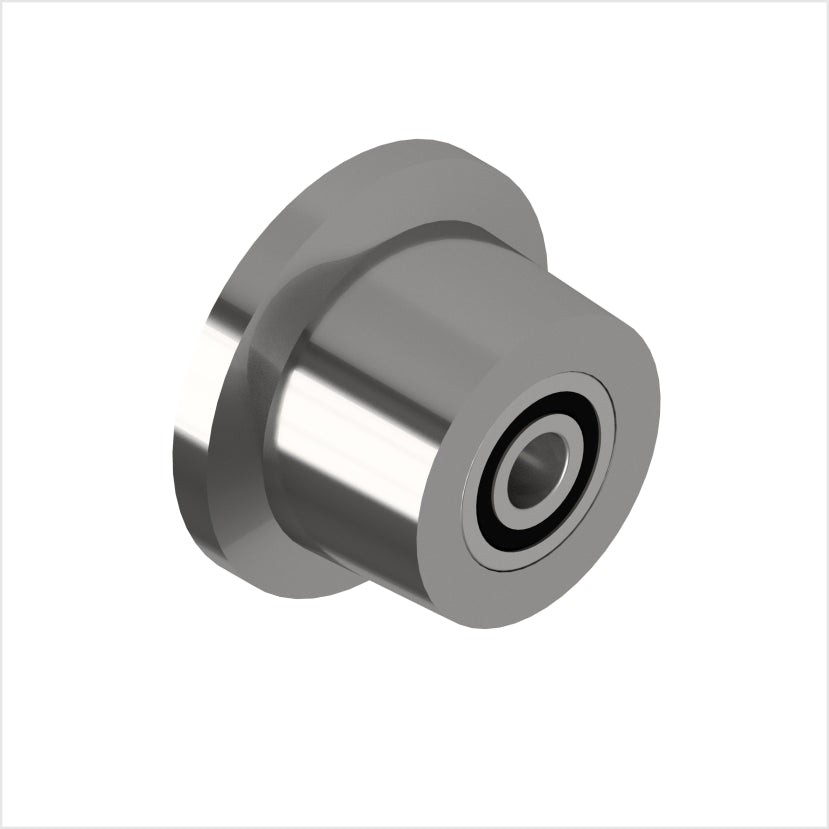 Koło kołnierzowe ze stali S355 - średnica kołnierza: 60 mm, średnica powierzchni bieżnej: 50 mm