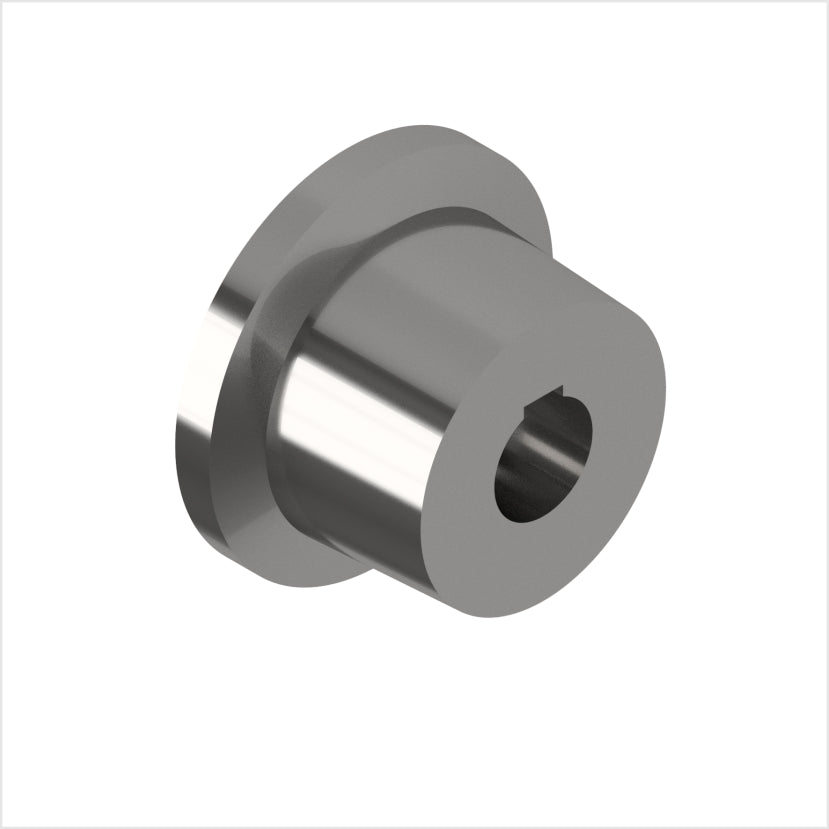 Koło kołnierzowe ze stali S355 - średnica kołnierza: 60 mm, średnica powierzchni bieżnej: 50 mm