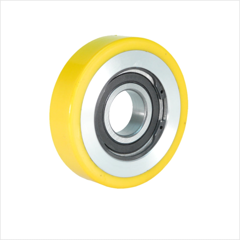 Führungsrolle 125×40 mm Polyurethan/Alu Kugellager 375 kg Bohrung Ø20 mm